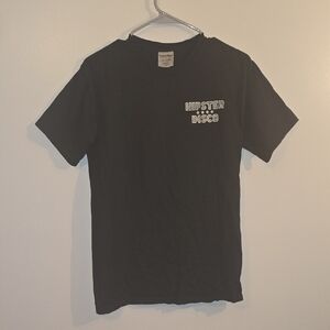 Hipster Disco Black Short Sleeve Tee LOT N